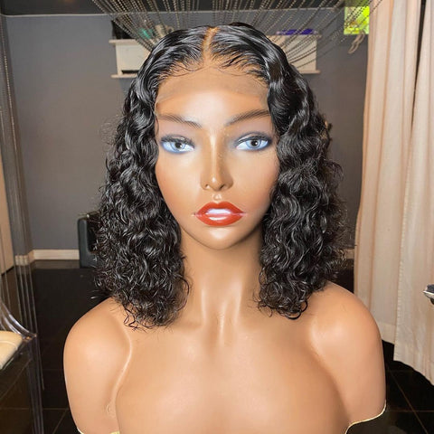 India 12" Curly Bob Wig